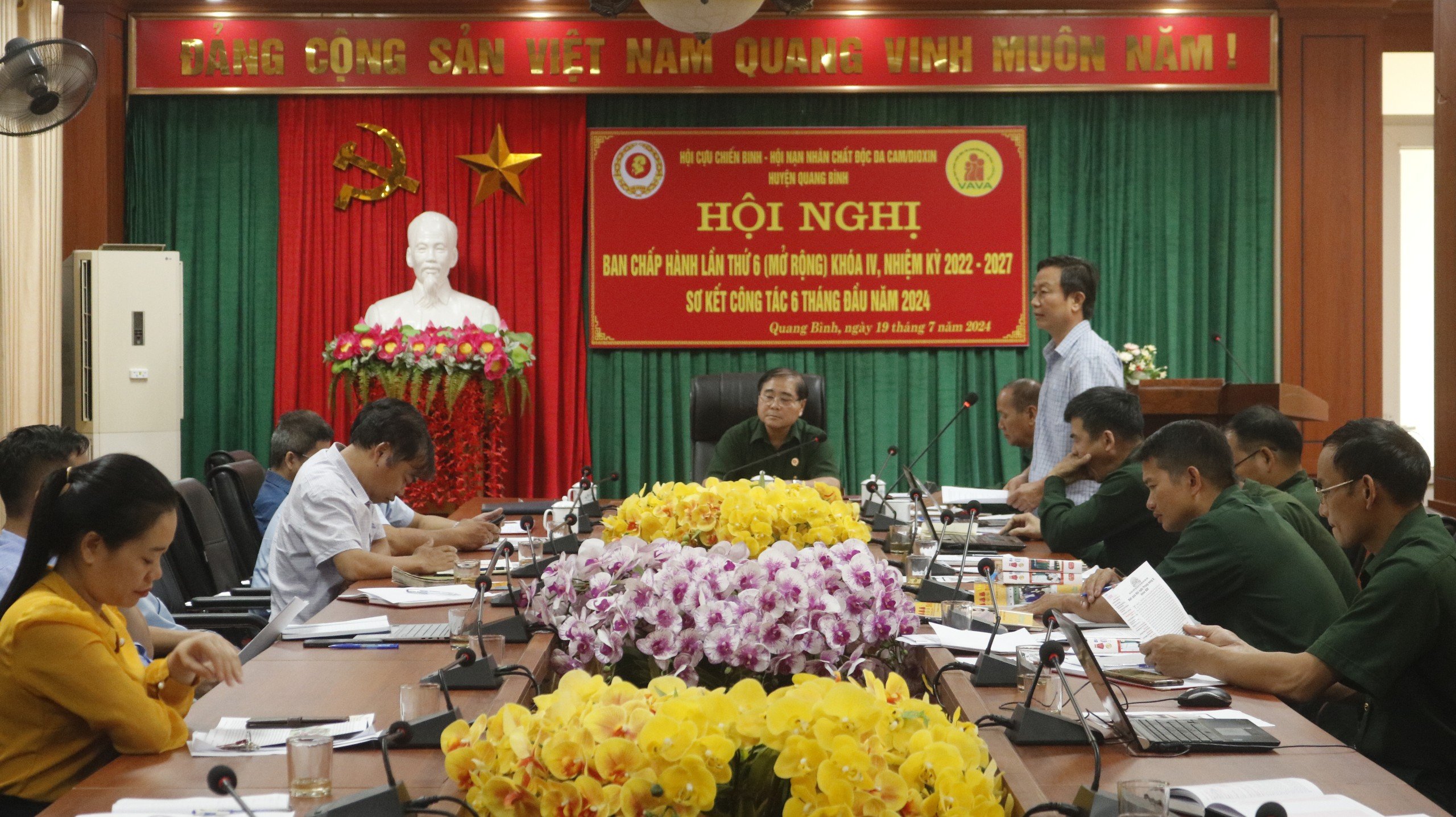 Hội nghị BCH Hội Cựu chiến binh và Hội nạn nhân Da cam Dioxin huyện Quang Bình lần thứ VI