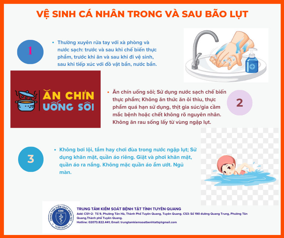 Vệ sinh môi trường sau bão lụt