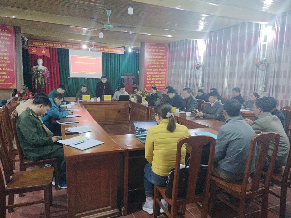 Phiên họp thường kỳ tháng 2/2025 của UBND xã