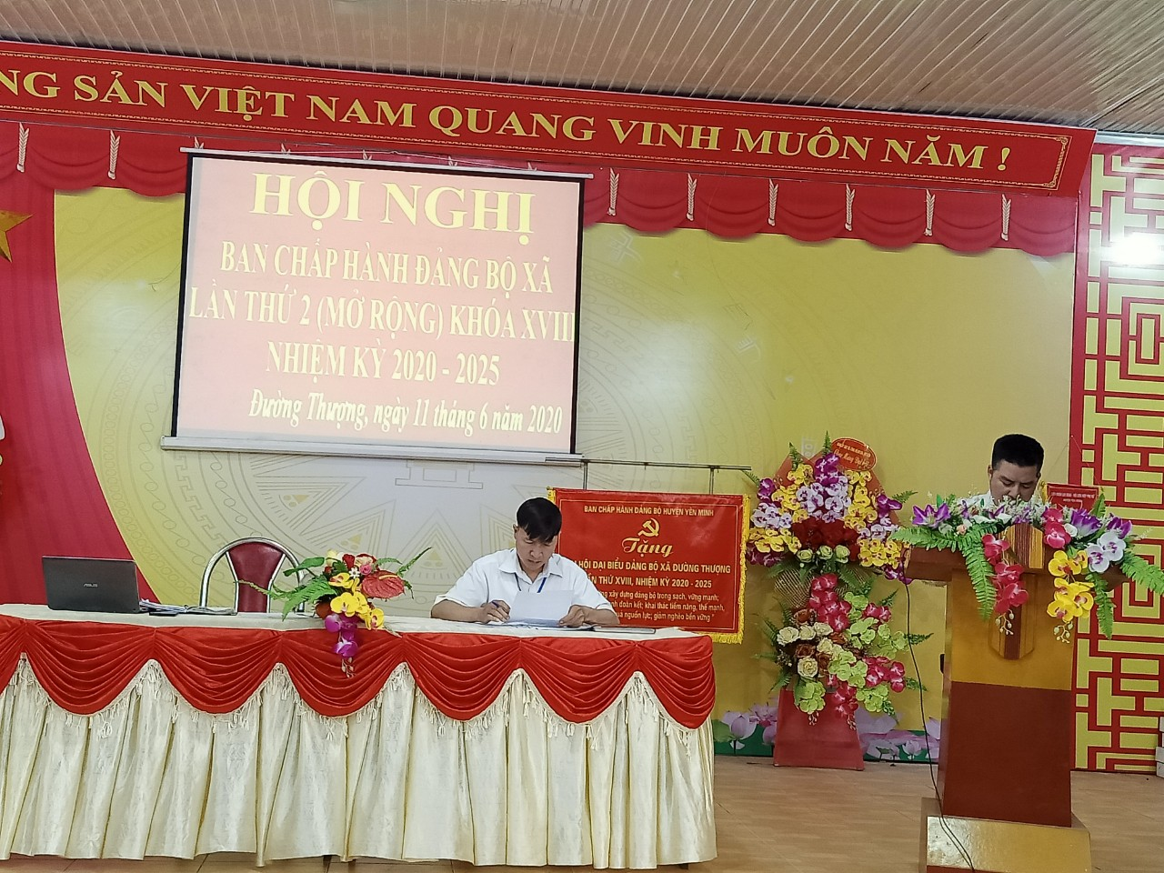 H&igrave;nh ảnh HN BCH Đảng bộ x&atilde; lần thứ 2 Nhiệm kỳ 2020-2025