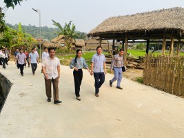 Ban Văn hóa - Xã hội HĐND tỉnh khảo sát việc thực hiện Nghị quyết của HĐND tỉnh tại TP Hà Giang