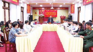 Chủ tịch UBND thành phố làm việc với phường Minh Khai