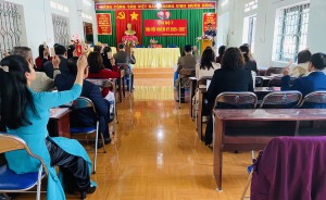 Đại hội chi bộ 7, phường Quang Trung, thành phố Hà Giang