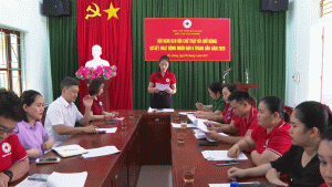 Hội nghị Ban Chấp hành Hội Chữ thập đỏ thành phố Hà Giang (Mở rộng)