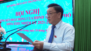 Hội nghị tổng kết hoạt động của Hội đồng nhân dân thành phố Hà Giang