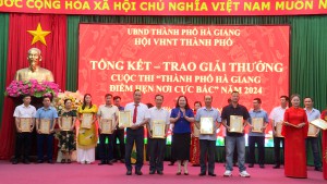 Lễ trao giải cuộc thi thành phố Hà Giang – Điểm hẹn nơi cực Bắc