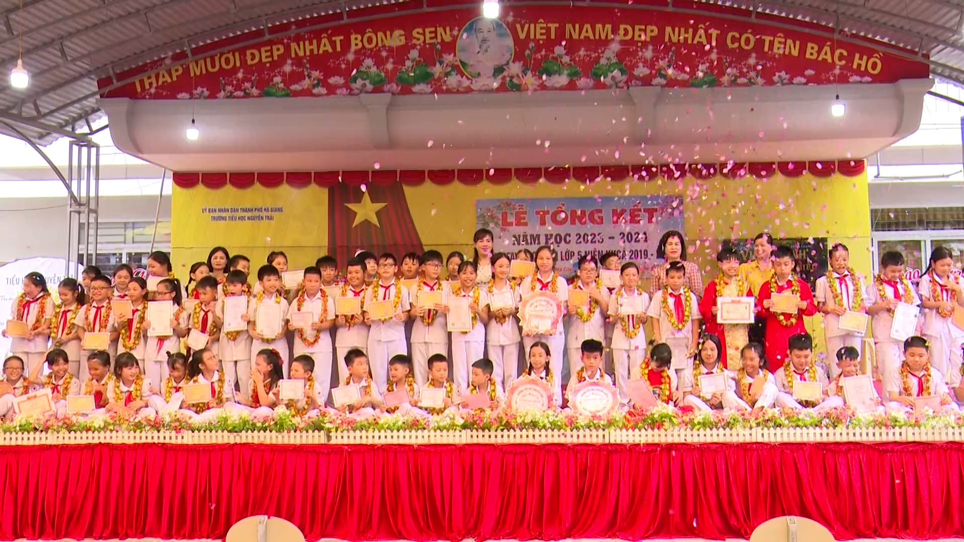 Nhà trường luôn là đơn vị dẫn đầu có học sinh đạt giải trong các cuộc thi, giao lưu học sinh giỏi các cấp của thành phố Hà Giang