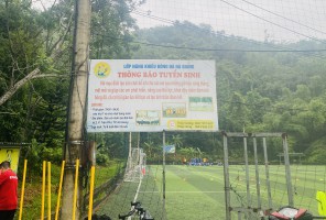 Phát triển lớp năng khiếu bóng đá trong dịp hè