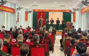 Phường Ngọc Hà tổ chức gặp mặt Cựu chiến binh nhân kỷ niệm 50 năm ngày giải phóng hoàn toàn Miền Nam thống nhất đất nước