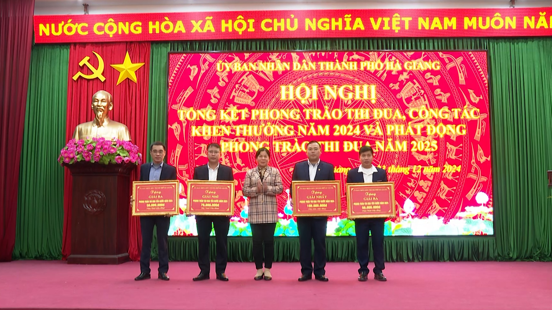 phường Trần Phú đạt giải Nhất phong trào thi đua yêu nước năm 2024