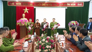 Thành ủy Hà Giang gặp mặt, chia tay các đồng chí ủy viên BCH Công an thành phố Hà Giang