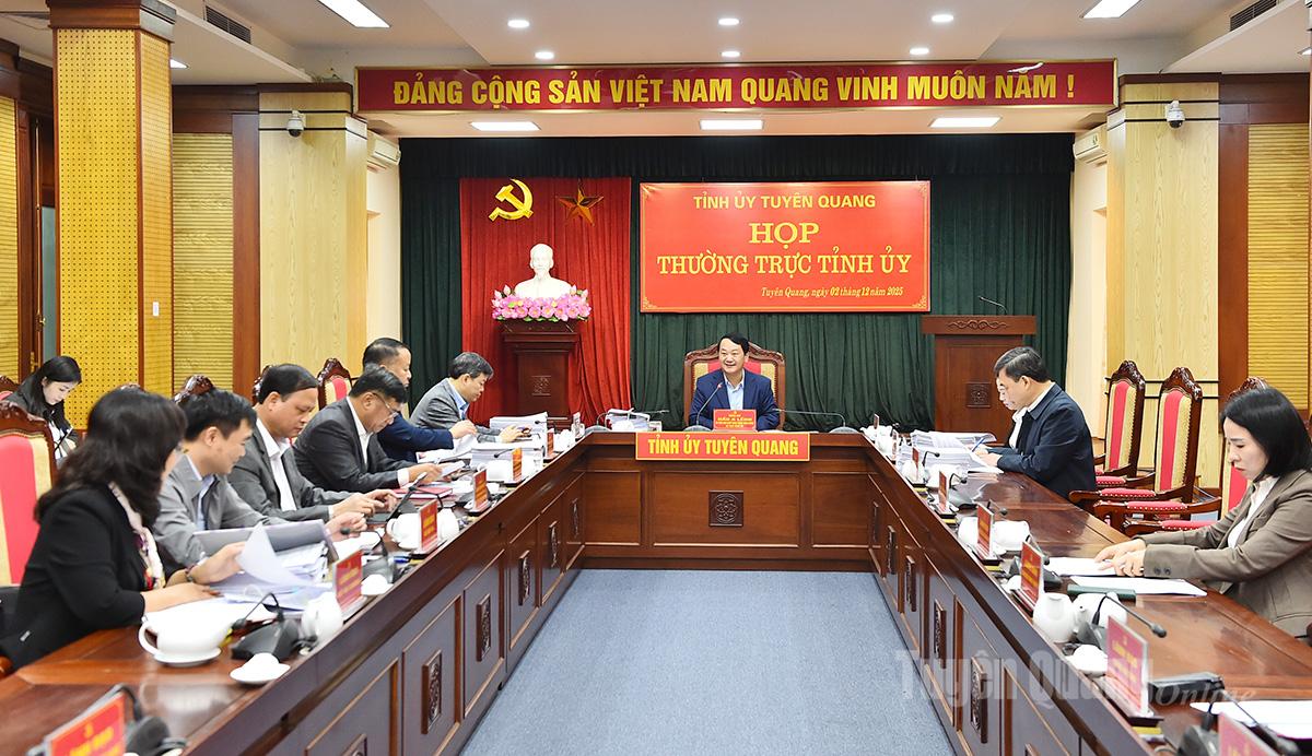 Thống nhất chủ trương cho các nhiệm vụ trọng tâm cuối năm