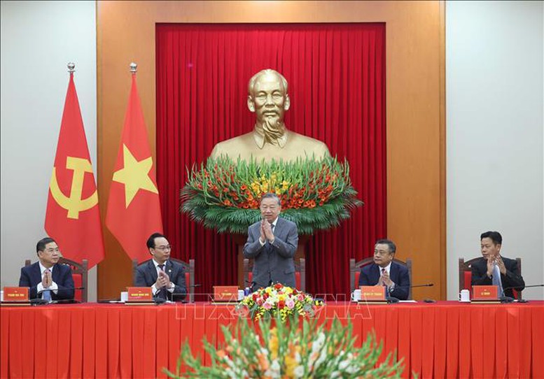 Tổng Bí thư Tô Lâm tiếp Đoàn đại biểu tham dự Hội thảo quốc tế Việt Nam học lần thứ 7- Ảnh 2.