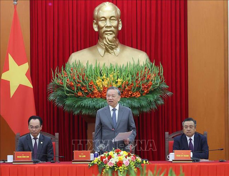 Tổng Bí thư Tô Lâm tiếp Đoàn đại biểu tham dự Hội thảo quốc tế Việt Nam học lần thứ 7- Ảnh 3.