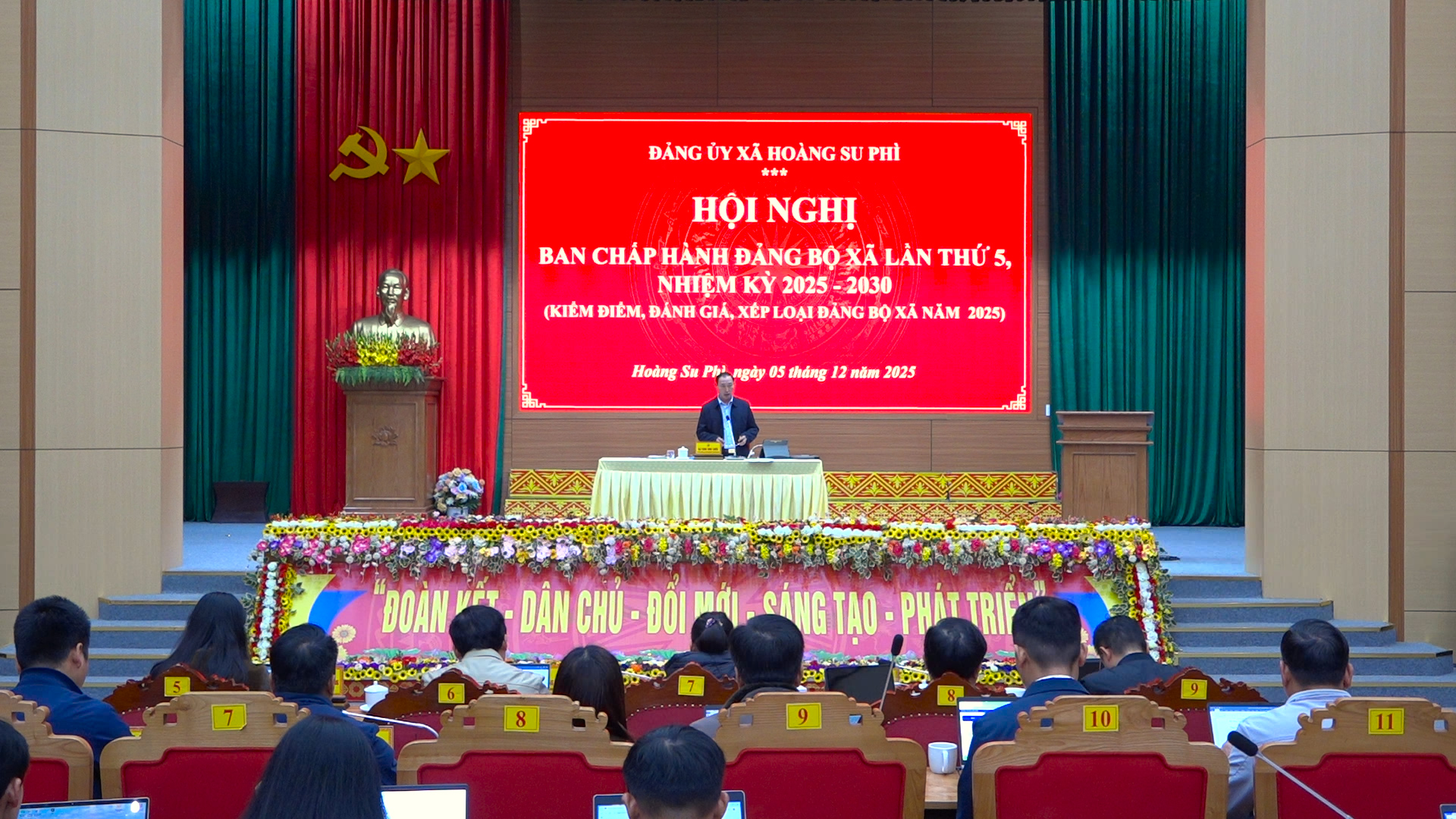 Đảng ủy xã Hoàng Su Phì tổ chức Hội nghị BCH lần thứ V, nhiệm kỳ 2025 – 2030