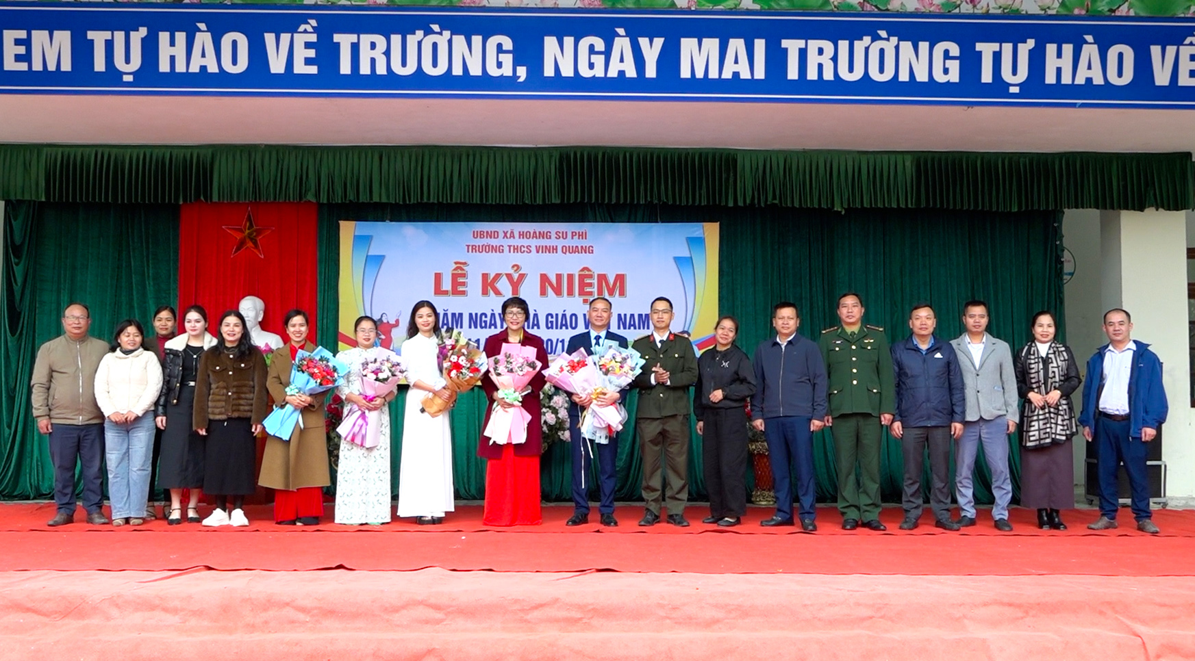 Các trường học trên địa bàn xã Hoàng Su Phì tổ chức kỷ niệm 20/11