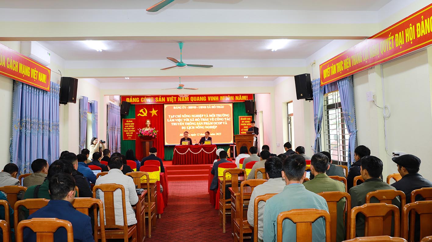 Tạp chí Nông nghiệp và Môi trường đồng hành phát triển thương hiệu Trà Shan Tuyết Hồ Thầu