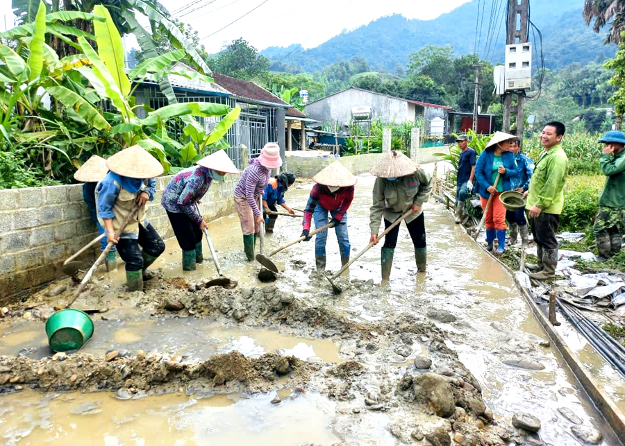 Phụ nữ Vị Xuyên tích cực tham gia xây dựng Nông thôn mới