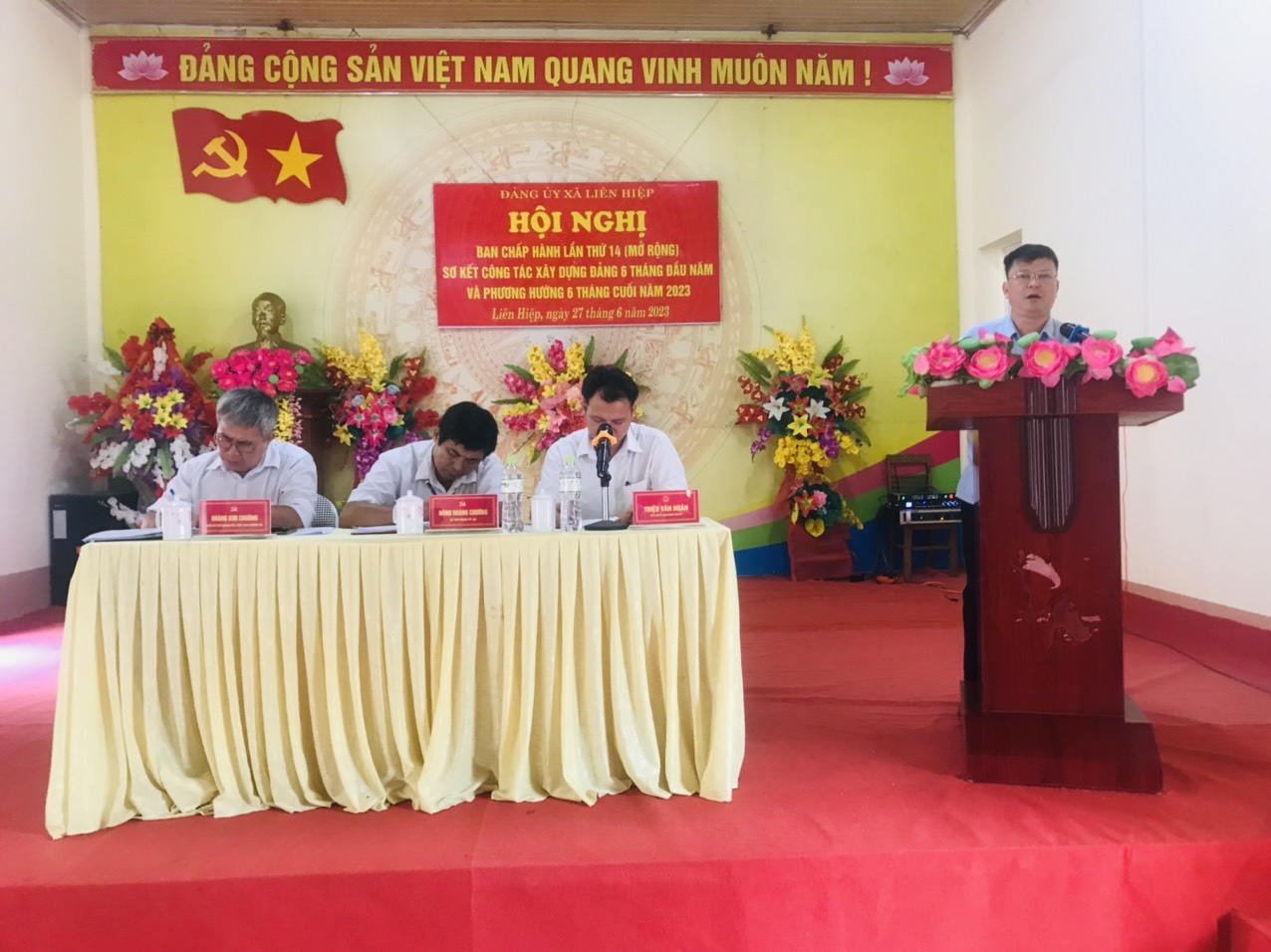 Xã Liên Hiệp tổ chức Hội Nghị Ban Chấp Hành Lần Thứ 14