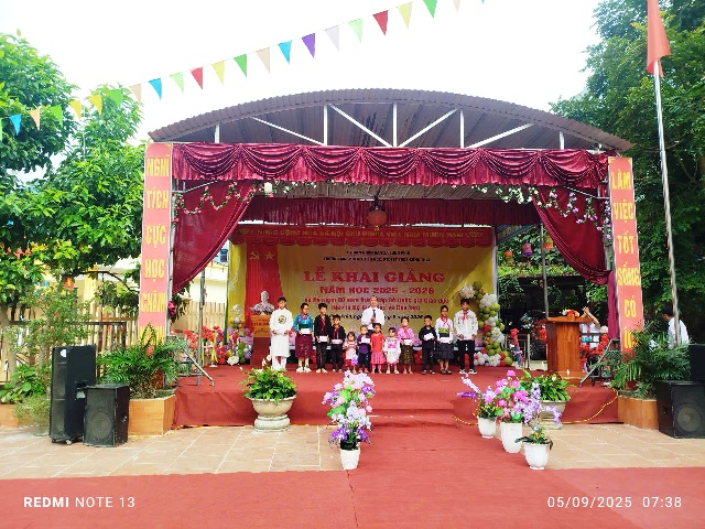 Liên Trường Sủng Trái Khai giảng năm học 2025 - 2026, Hòa chung khí thế kỷ niệm 80 năm thành lập Bộ Giáo dục và Đào tạo.
