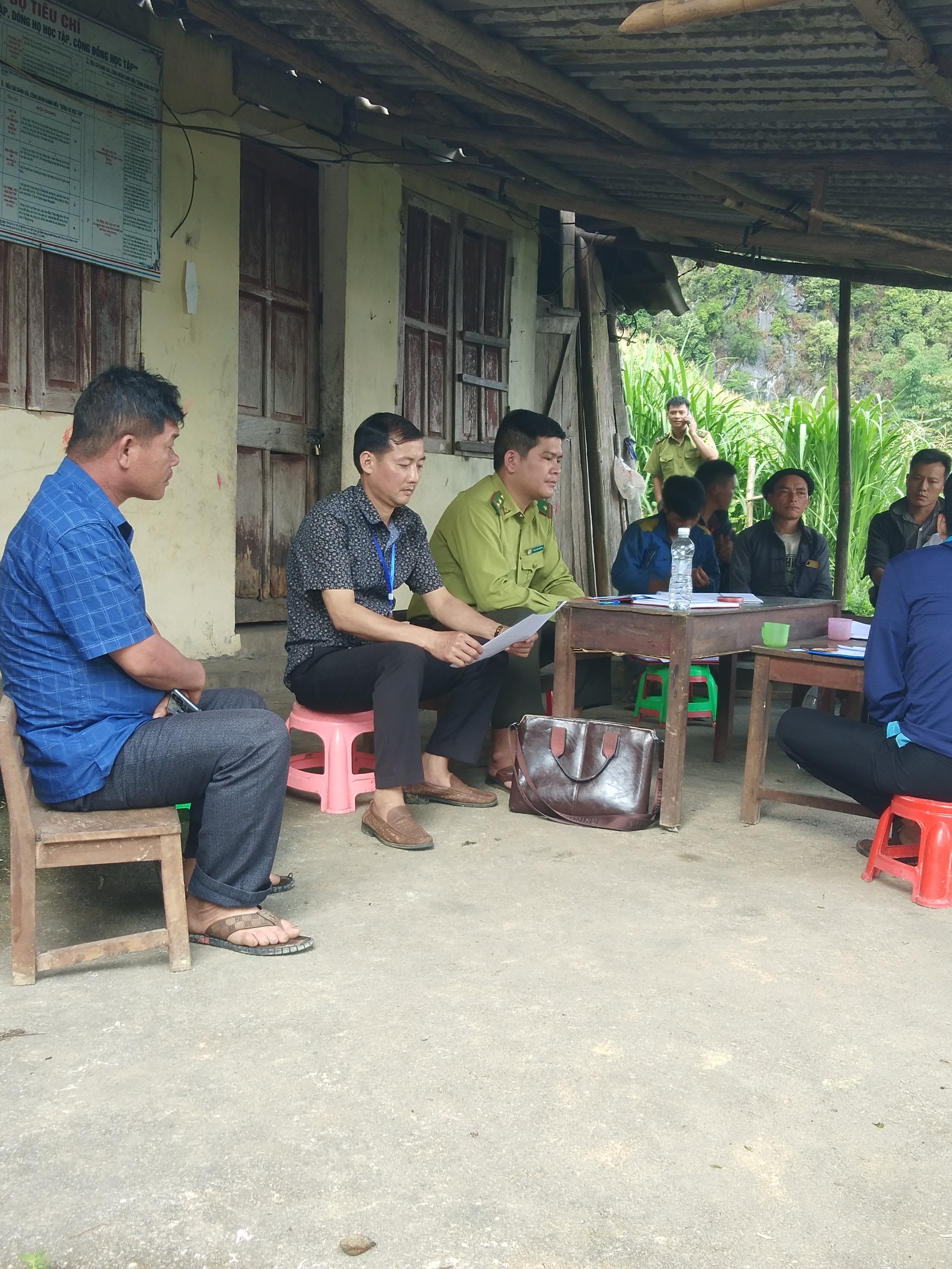 Tuyên truyền công tác bảo vệ và phòng chống cháy rừng tại thôn