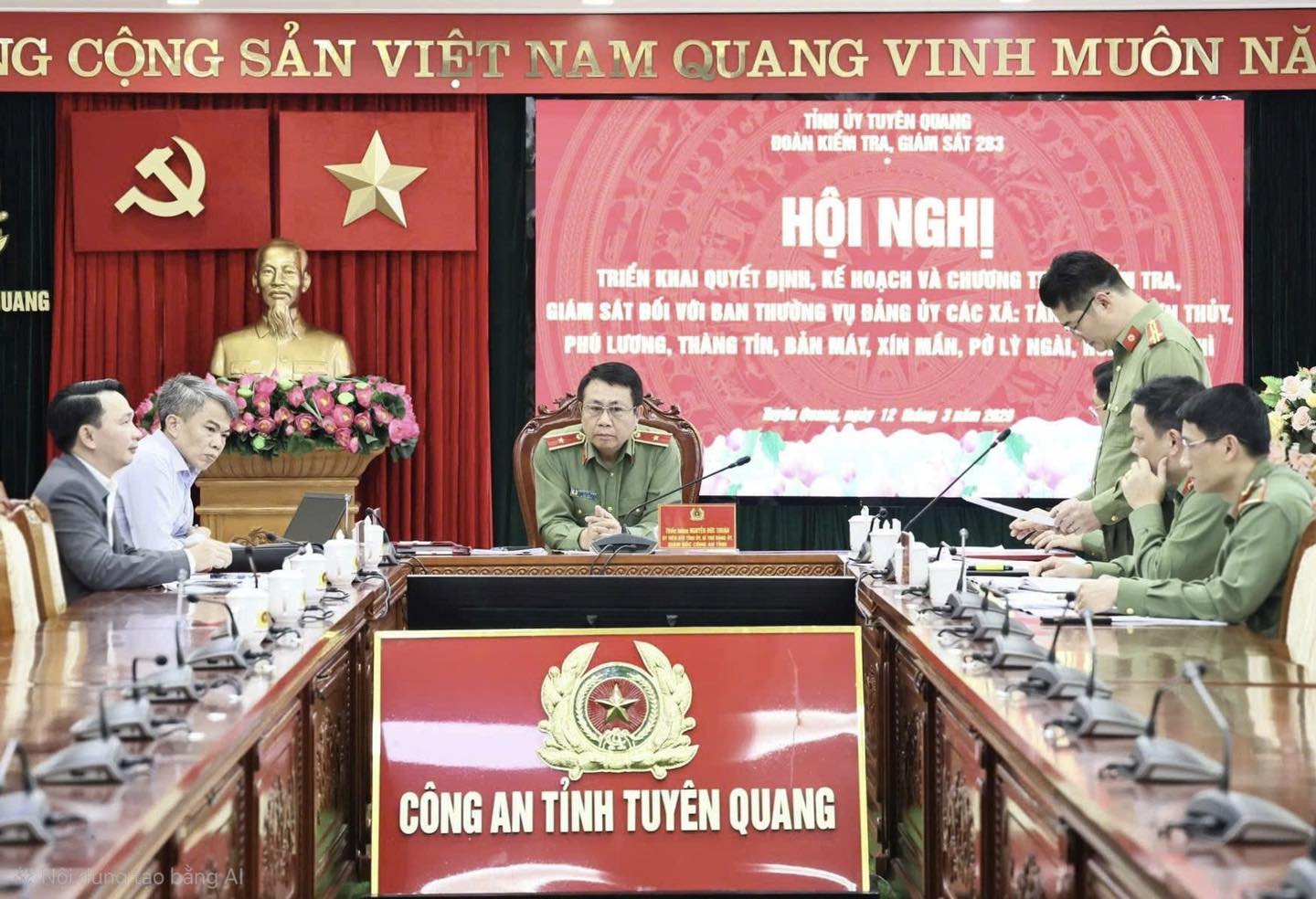 TRIỂN KHAI QUYẾT ĐỊNH, KẾ HOẠCH VÀ CHƯƠNG TRÌNH KIỂM TRA, GIÁM SÁT ĐỐI VỚI BAN THƯỜNG VỤ ĐẢNG UỶ CÁC XÃ