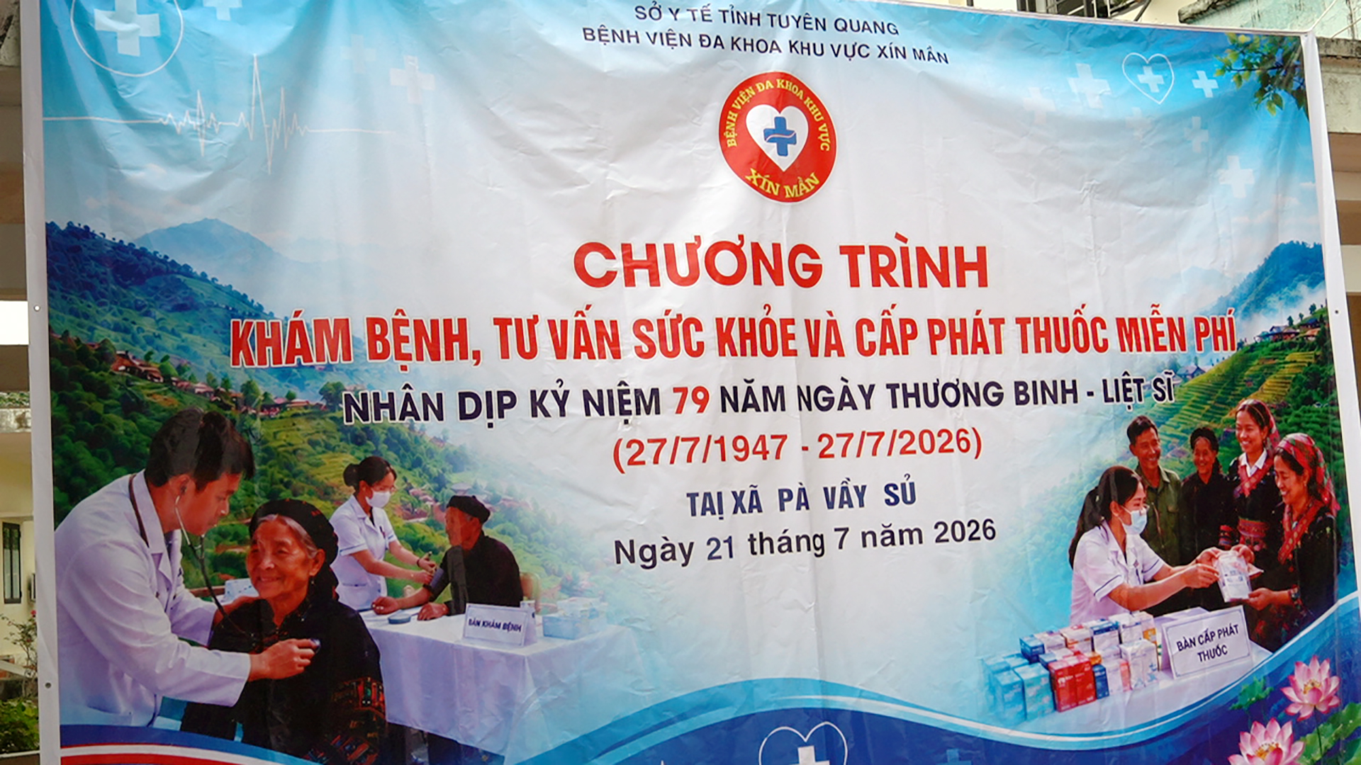 Xã Pà Vầy Sủ triển khai khám sức khỏe miễn phí cho người dân năm 2026