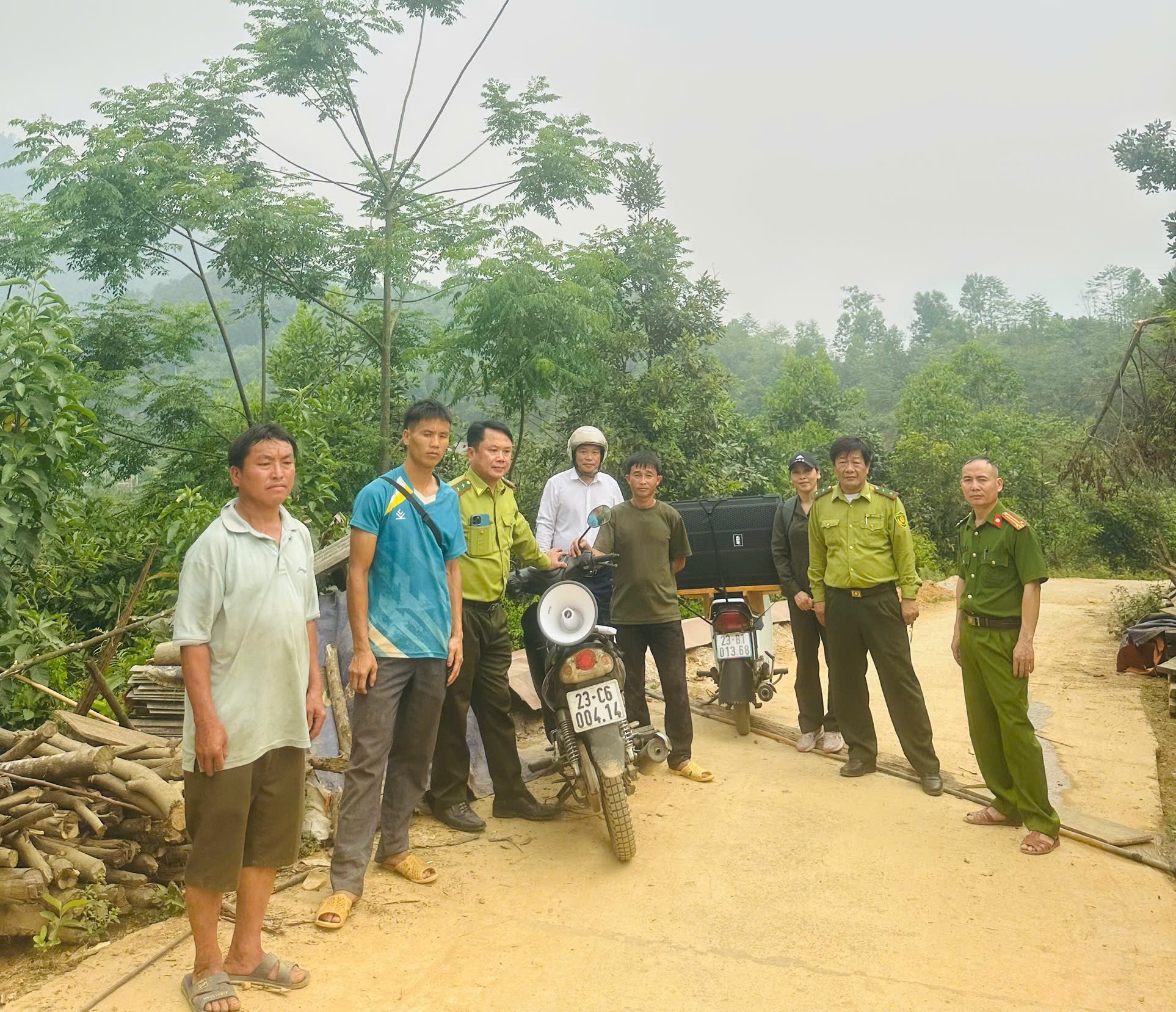 Xã Bạch Ngọc tích cực tuyên truyền phòng cháy, chữa cháy rừng trên địa bàn