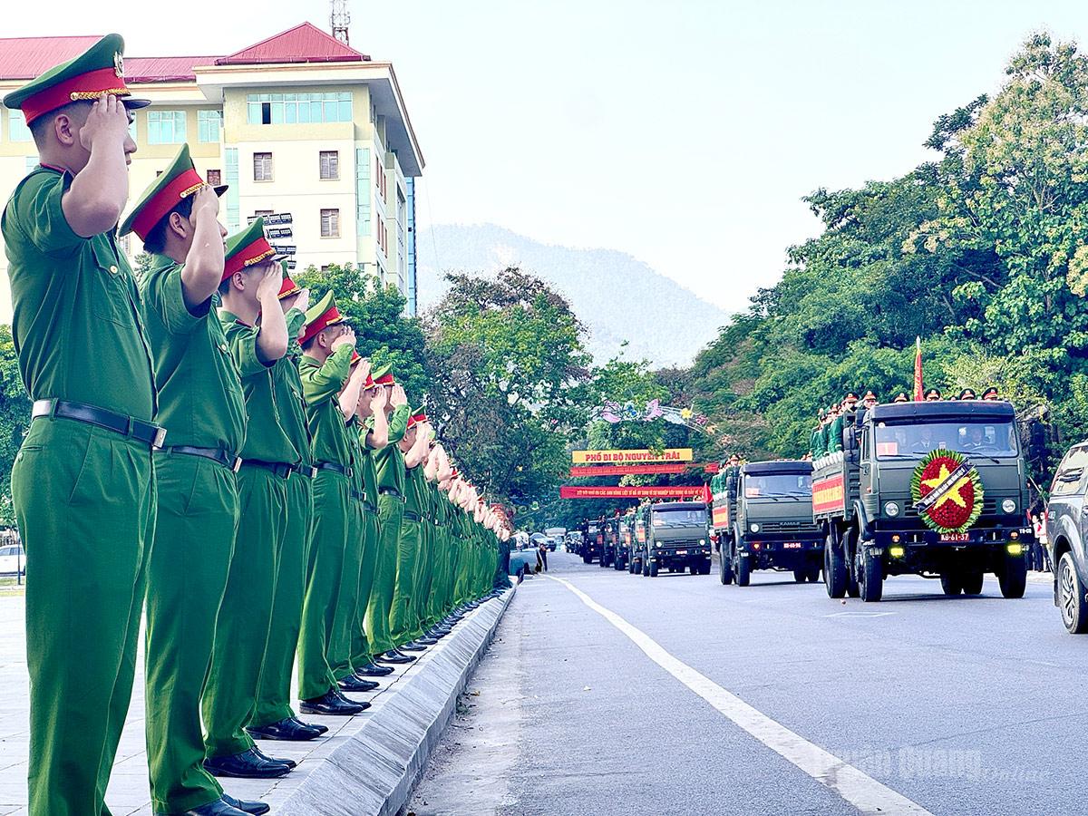 Tuyên Quang tổ chức Lễ tiễn đưa, di chuyển hài cốt liệt sĩ 