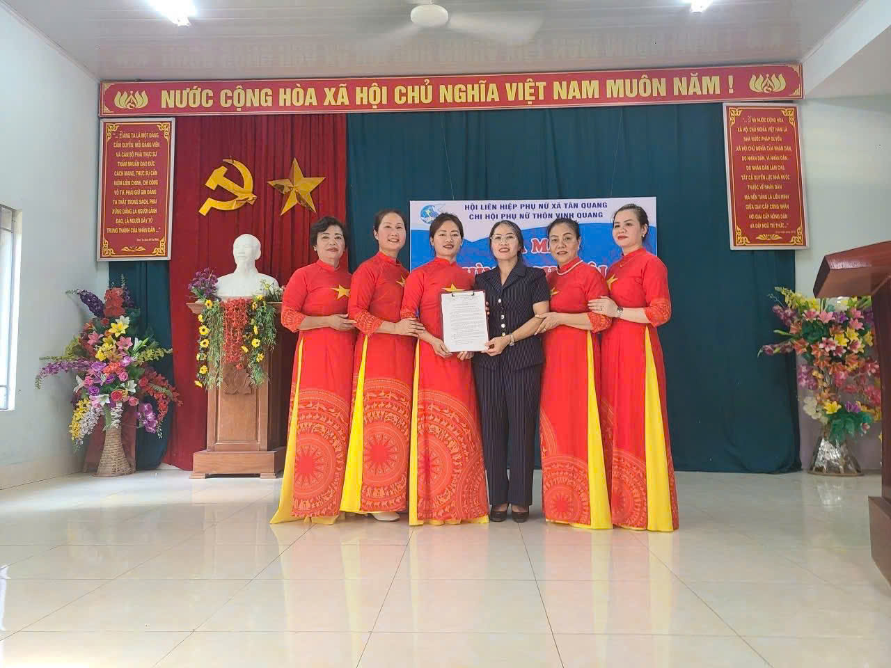 Chi Hội Phụ nữ thôn Vinh Quang ra mắt mô hình “Chi hội số” 