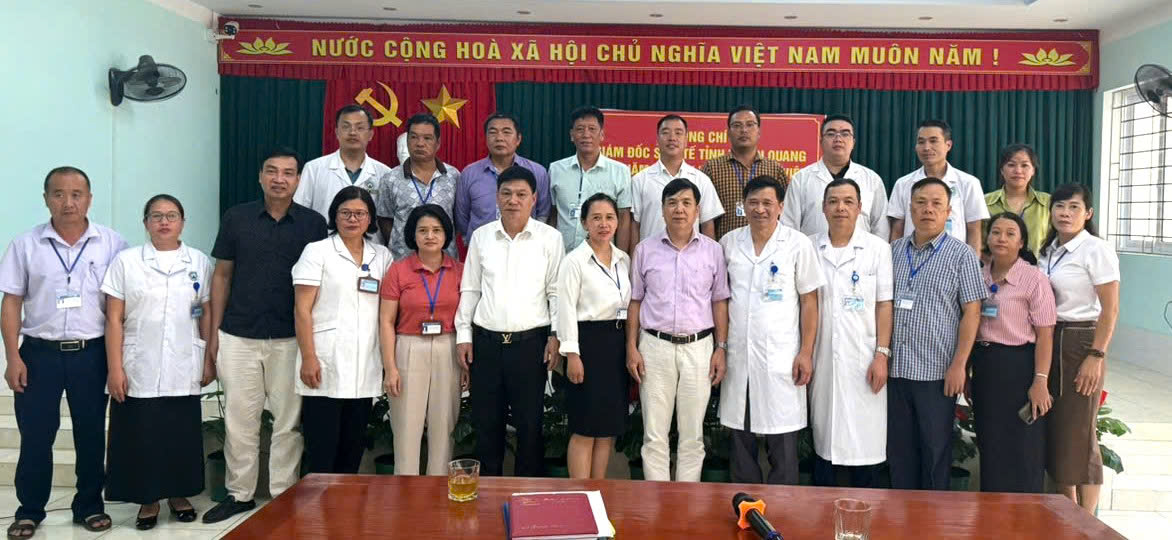 Sở Y tế làm việc với các đơn vị Y tế khu vực Mèo Vạc