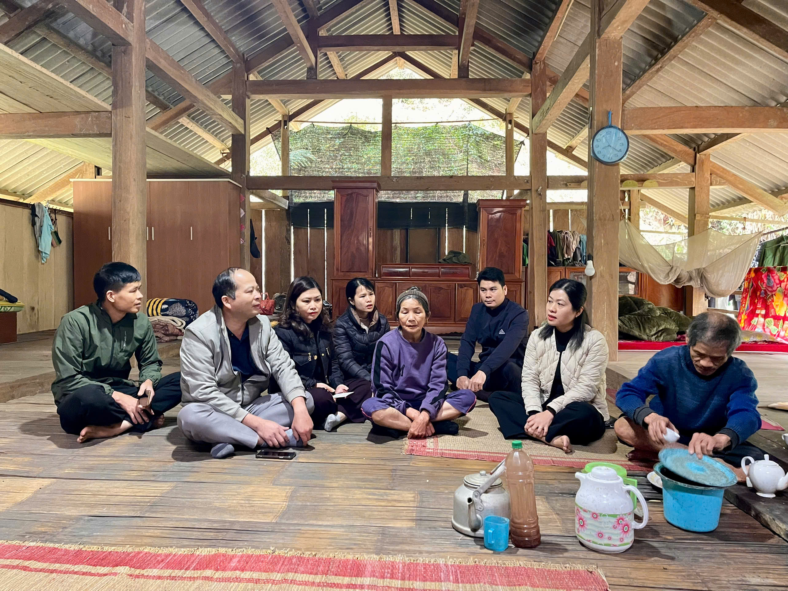 Đảng uỷ xã Kiên Đài tăng cường nắm tình hình an sinh xã hội trên địa bàn xã