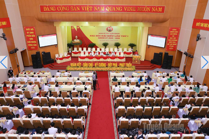 Phiên trù bị Đại hội đại biểu Đảng bộ tỉnh Tuyên Quang lần thứ I, nhiệm kỳ 2025-2030