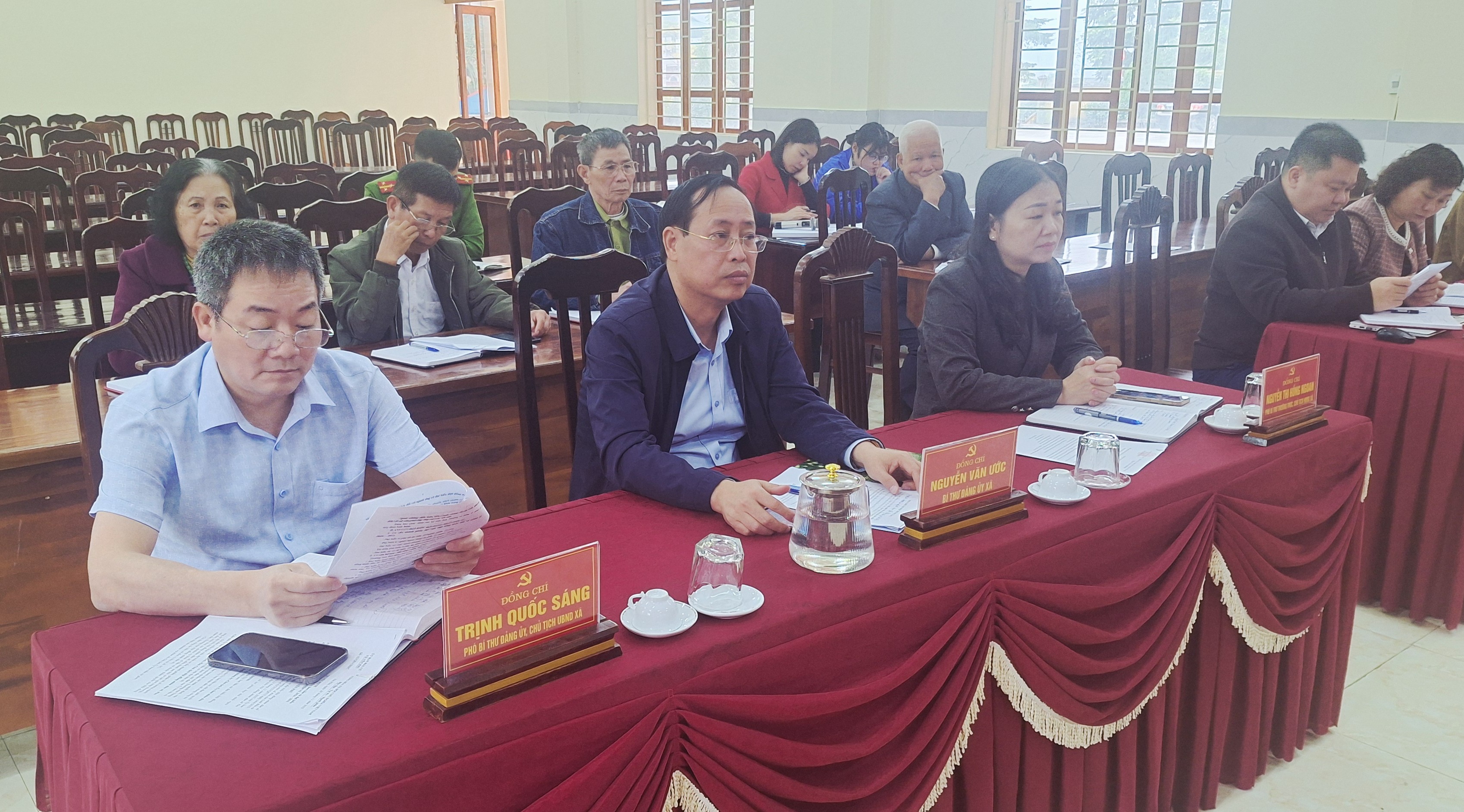 HỘI NGHỊ HIỆP THƯƠNG LẦN THỨ NHẤT ĐỂ THỎA THUẬN VỀ CƠ CẤU, THÀNH PHẦN, SỐ LƯỢNG NGƯỜI ĐƯỢC GIỚI THIỆU ỨNG CỬ ĐẠI BIỂU HĐND XÃ YÊN PHÚ NHIỆM KỲ 2026-2031