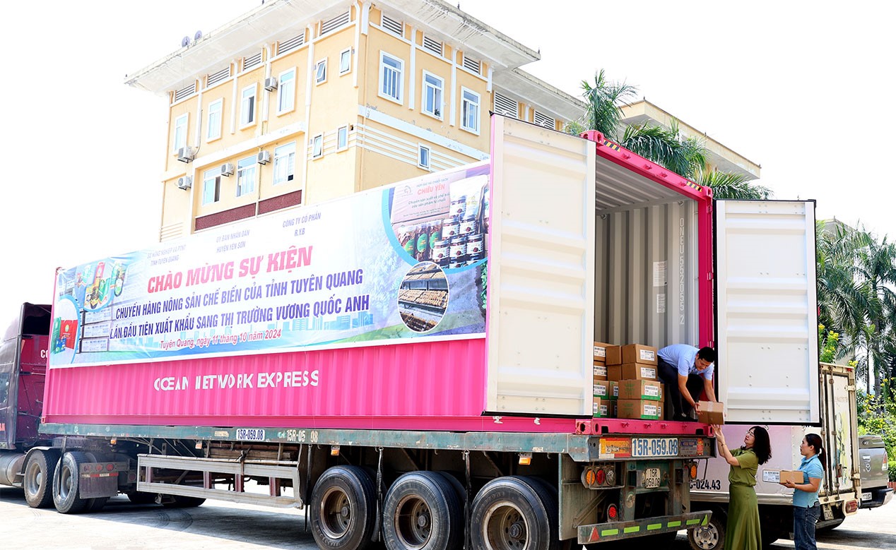 Tuyên Quang thực hiện Chỉ thị của Thủ tướng Chính phủ về thúc đẩy xuất khẩu, phát triển thị trường ngoài nước