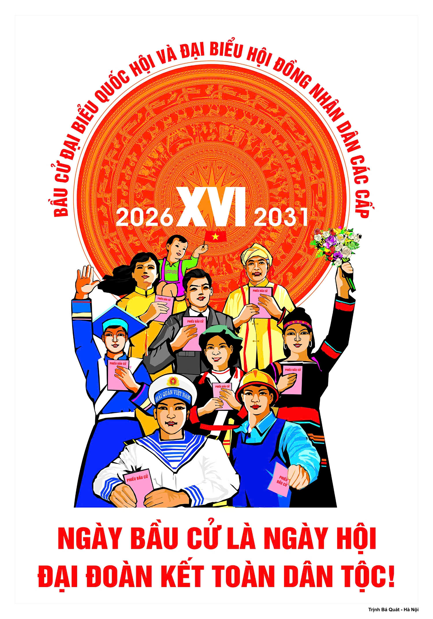 Tăng cường tuyên truyền về cuộc bầu cử đại biểu Quốc hội khóa XVI và đại biểu HĐND các cấp nhiệm kỳ 2026-2031