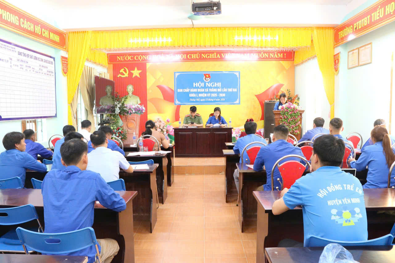 HỘI NGHỊ BAN CHẤP HÀNH ĐOÀN XÃ THẮNG MỐ LẦN THỨ II, KHOÁ I, NHIỆM KỲ 2025 – 2030
