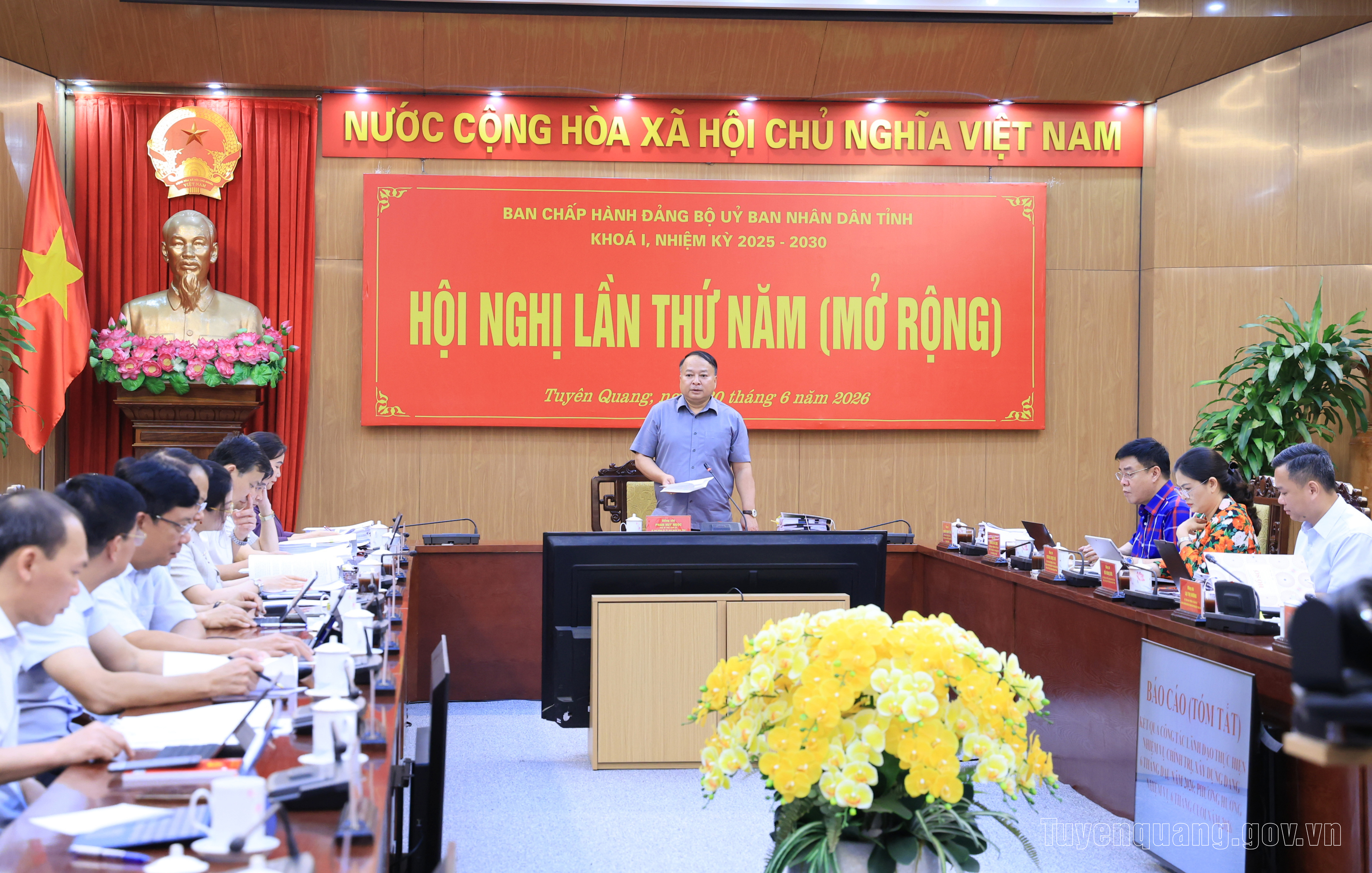Hội nghị Ban chấp hành Đảng bộ UBND tỉnh lần thứ năm (mở rộng)