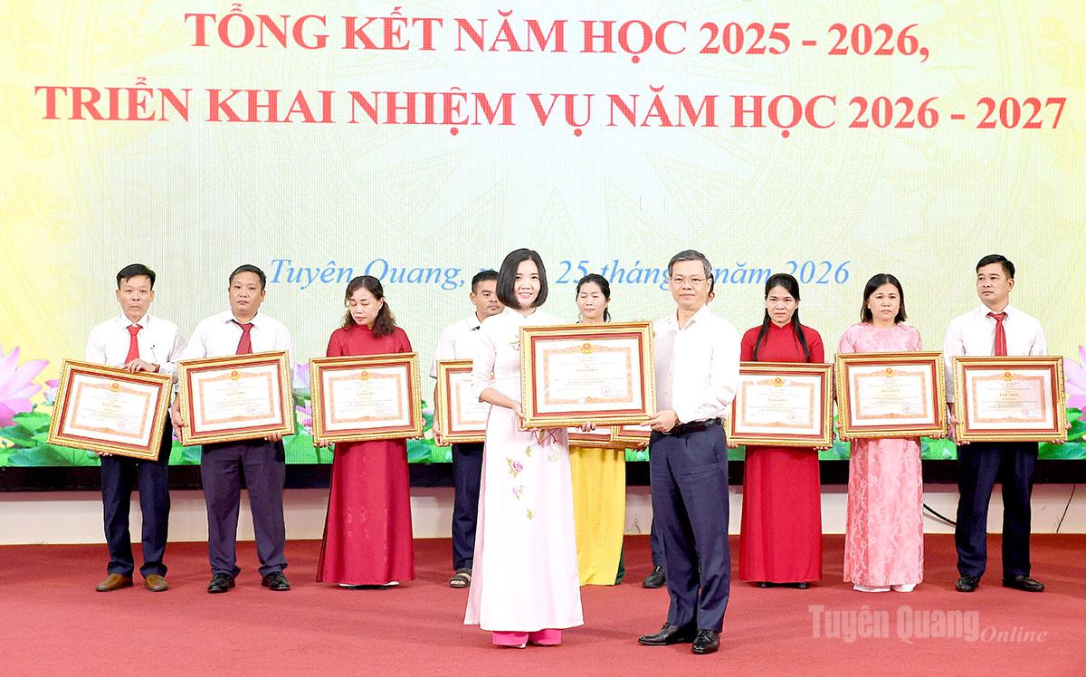 Tỉnh Tuyên Quang triển khai nhiệm vụ năm học 2026-2027
