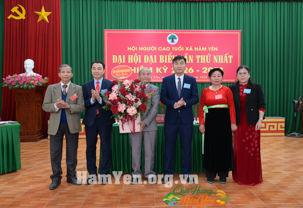 ĐẠI HỘI ĐẠI BIỂU NGƯỜI CAO TUỔI XÃ HÀM YÊN LẦN THỨ NHẤT, NHIỆM KỲ 2026–2031