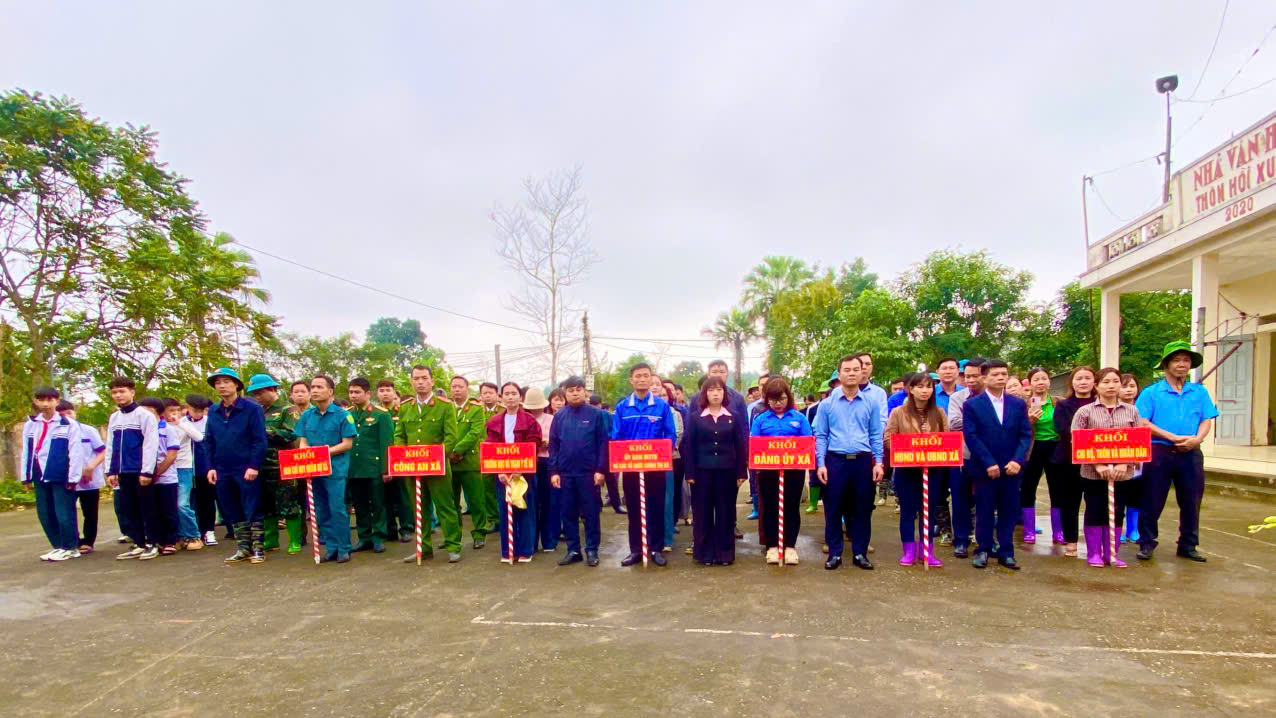 XÃ PHÚ LƯƠNG PHÁT ĐỘNG TẾT TRỒNG CÂY “ĐỜI ĐỜI NHỚ ƠN BÁC HỒ” XUÂN BÍNH NGỌ 2026