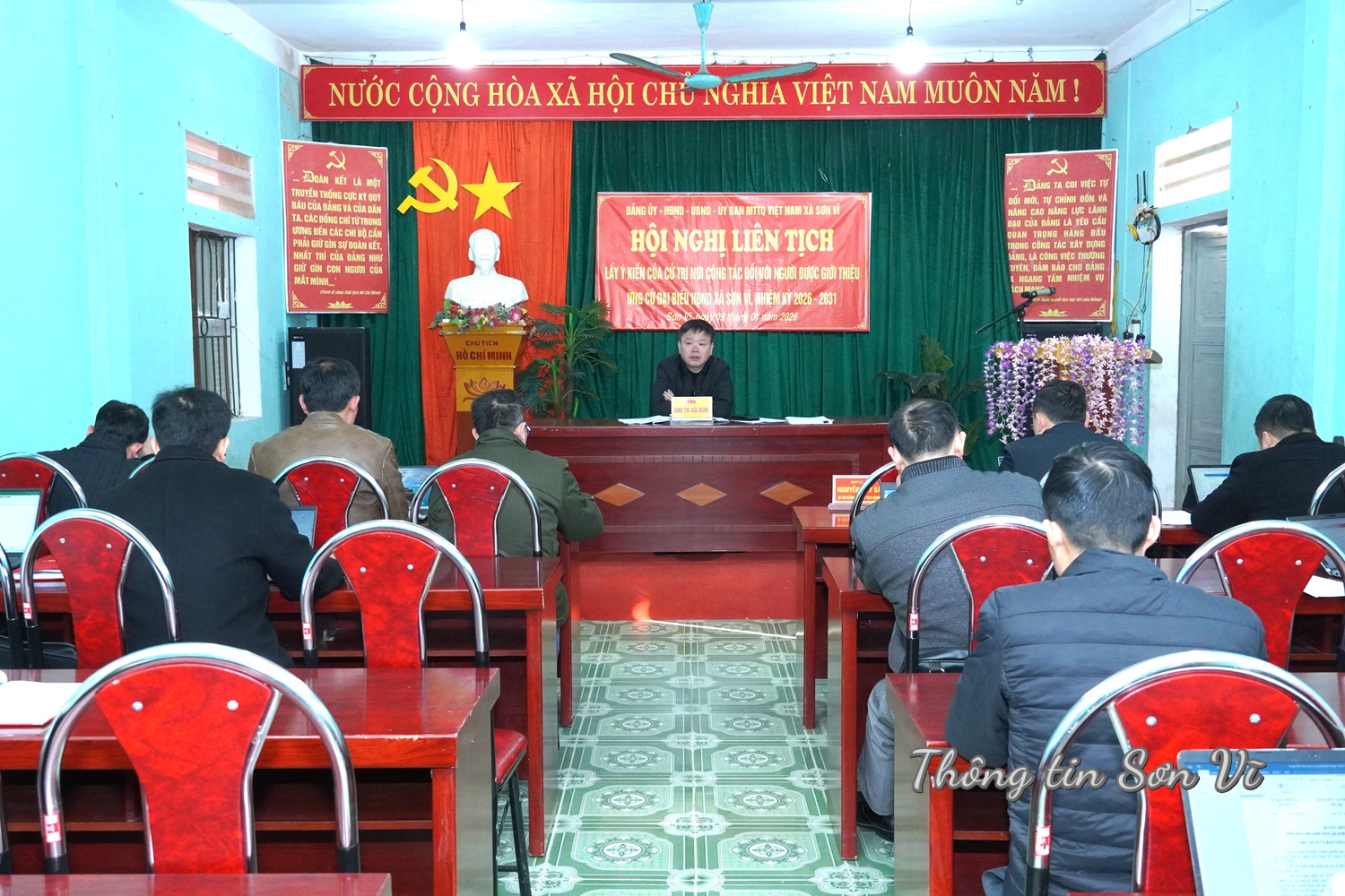 Ban Thường vụ Đảng ủy xã Sơn Vĩ họp phiên tháng 1-2026