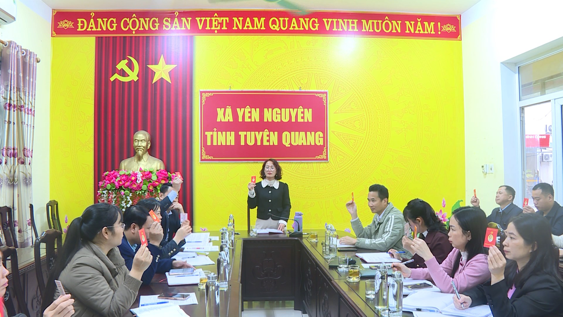 Chi bộ các cơ quan Đảng, xã Yên Nguyên tổ chức sinh hoạt chuyên đề Quý IV/2025