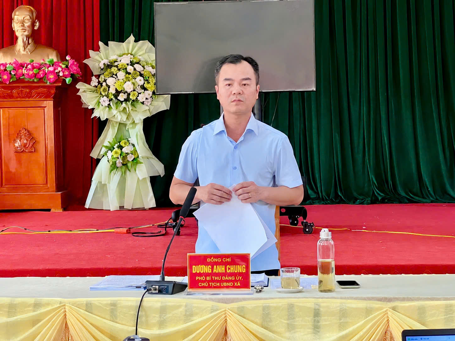 UBND XÃ PHÚ LƯƠNG TỔ CHỨC PHIÊN HỌP THƯỜNG KỲ THÁNG 5 NĂM 2026