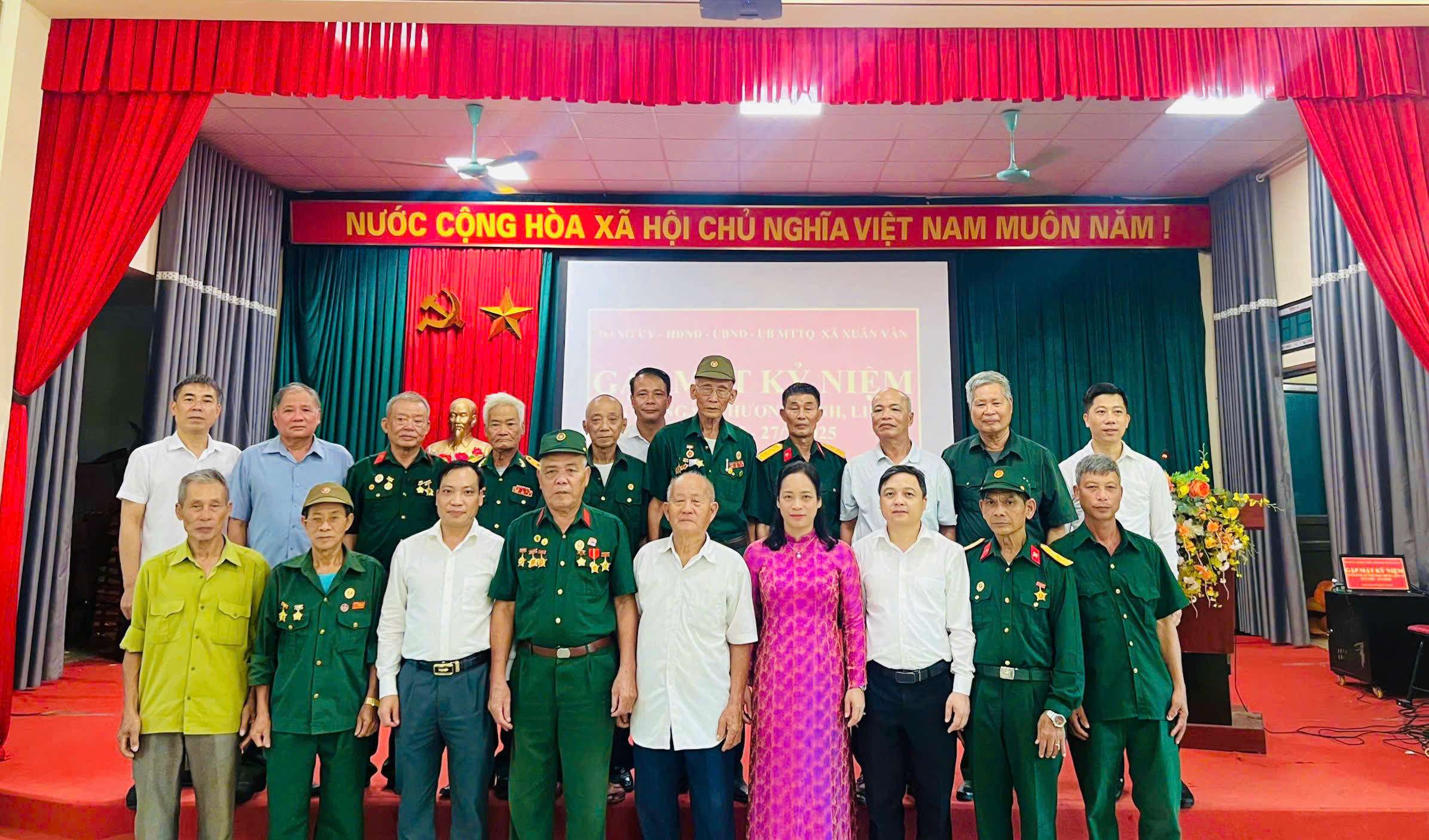Xã Xuân Vân tổ chức Gặp mặt kỷ niệm 78 năm ngày Thương binh - Liệt sĩ (27/7/1947-27/7/2025)