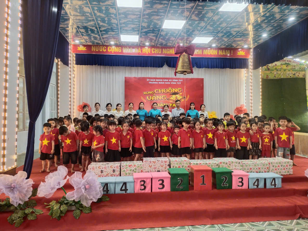 Trường Mầm non Vĩnh Tuy tổ chức thành công cuộc thi “Rung Chuông Vàng toàn tài” năm học 2025  – 2026