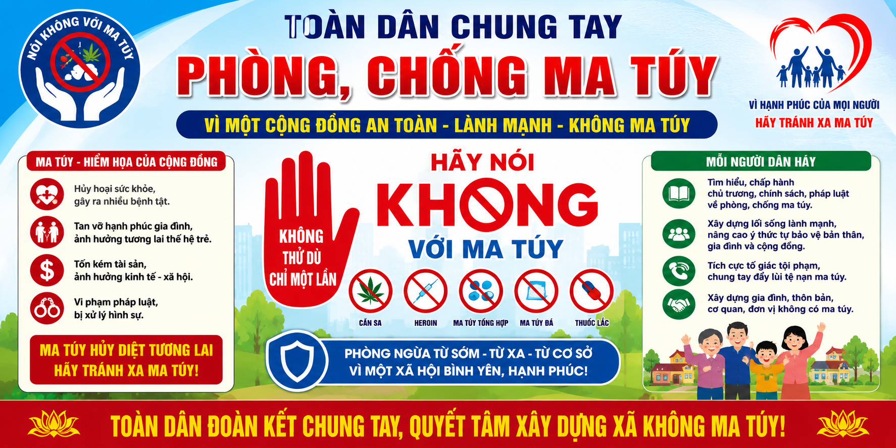Xã Cao Bồ đẩy mạnh tuyên truyền phòng, chống ma túy giai đoạn 2026–2030