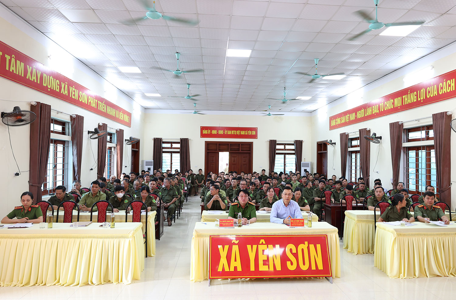 Yên Sơn đánh giá năng lực của lực lượng tham gia bảo vệ an ninh trật tự ở cơ sở