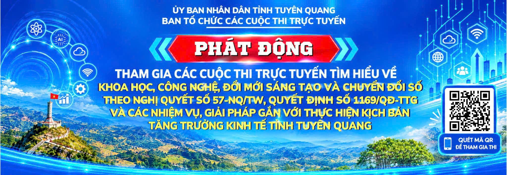 XÃ THÀNG TÍN TÍCH CỰC HƯỞNG ỨNG CÁC CUỘC THI TRỰC TUYẾN VỀ KHOA HỌC, CÔNG NGHỆ, ĐỔI MỚI SÁNG TẠO VÀ CHUYỂN ĐỔI SỐ