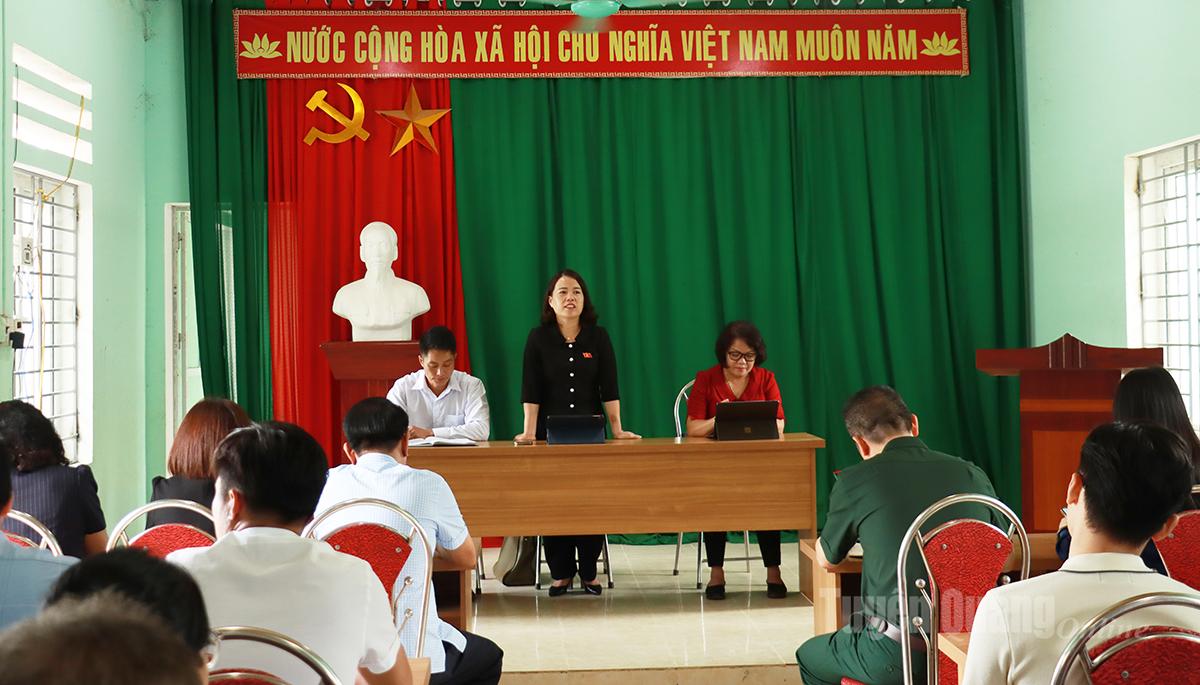 Đoàn ĐBQH tỉnh Tuyên Quang khảo sát tình hình thực hiện chính quyền địa phương hai cấp tại các địa phương